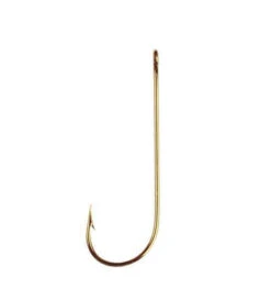 Eagle Claw 214EL Aberdeen 1X Light Wire Non-Offset Hooks 50 Box - 4