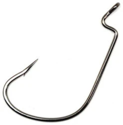 Gamakatsu 204415 Worm Hook Offset Shank G-Lock Ns Black 5/0 5 Pack