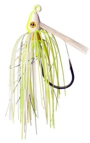 Outkast Tackle Pro Swim Jig - 1/4oz - White/Chartreuse 3 Outkast Tackle Pro Swim Jig - 1/4oz - White/Chartreuse