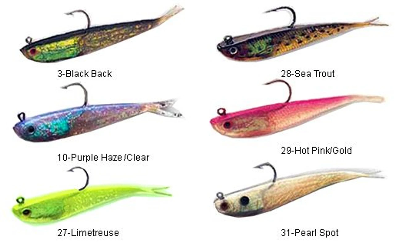 Tsunami Soft Bait Split Tail Minnow Lures 4 Tsunami Soft Bait Split Tail Minnow Lures - Image 2