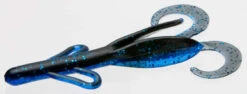 Zoom Brush Hog Bait 6in Black Sapphire